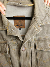 Load image into Gallery viewer, The Brown Denim Jacket | Vintage CB brown grey denim oversized jeans jacket unisex women men L-XL
