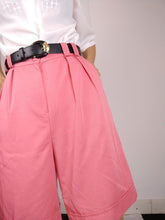 Load image into Gallery viewer, The Pink Culottes | Vintage culottes shorts bermuda pink S
