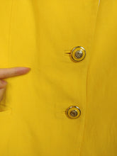 Load image into Gallery viewer, The Yellow Blazer | Vintage yellow floral flower blazer jacket Kea by Giovanni S
