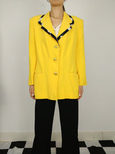 Load image into Gallery viewer, The Yellow Blazer | Vintage yellow floral flower blazer jacket Kea by Giovanni S
