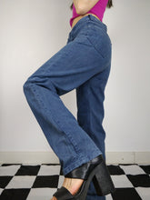 Load image into Gallery viewer, The Blue Raybest | Vintage blue Raybest high waist denim straight fit pants XS-S
