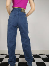 Load image into Gallery viewer, The Blue Raybest | Vintage blue Raybest high waist denim straight fit pants XS-S
