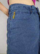 Load image into Gallery viewer, The Blue Raybest | Vintage blue Raybest high waist denim straight fit pants XS-S
