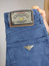 Lade das Bild in den Galerie-Viewer, Der blaue Raybest | Vintage blaue Raybest Jeanshose mit hoher Taille und gerader Passform, XS-S
