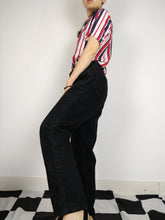 Load image into Gallery viewer, The Black Lee Jeans | Vintage Lee Jeans Oklahoma black denim high waist mom jeans S M 32-33
