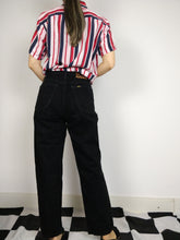 Load image into Gallery viewer, The Black Lee Jeans | Vintage Lee Jeans Oklahoma black denim high waist mom jeans S M 32-33
