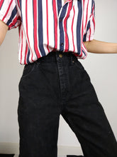Load image into Gallery viewer, The Black Lee Jeans | Vintage Lee Jeans Oklahoma black denim high waist mom jeans S M 32-33
