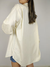 Load image into Gallery viewer, The Balmain Shirt | Vintage designer Balmain white cream cotton men shirt L-XL
