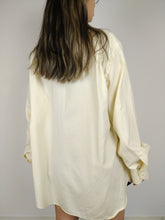 Load image into Gallery viewer, The Balmain Shirt | Vintage designer Balmain white cream cotton men shirt L-XL
