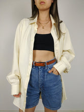 Load image into Gallery viewer, The Balmain Shirt | Vintage designer Balmain white cream cotton men shirt L-XL
