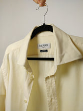 Load image into Gallery viewer, The Balmain Shirt | Vintage designer Balmain white cream cotton men shirt L-XL
