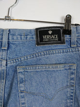 Load image into Gallery viewer, The Blue Versace | Vintage Versace Jeans Couture designer straight fit blue denim jeans pants M 31
