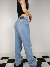 Load image into Gallery viewer, The Blue Versace | Vintage Versace Jeans Couture designer straight fit blue denim jeans pants M 31
