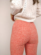 Load image into Gallery viewer, The Orange Wool Pants | Vintage coral wool winter long pants trouser XS
