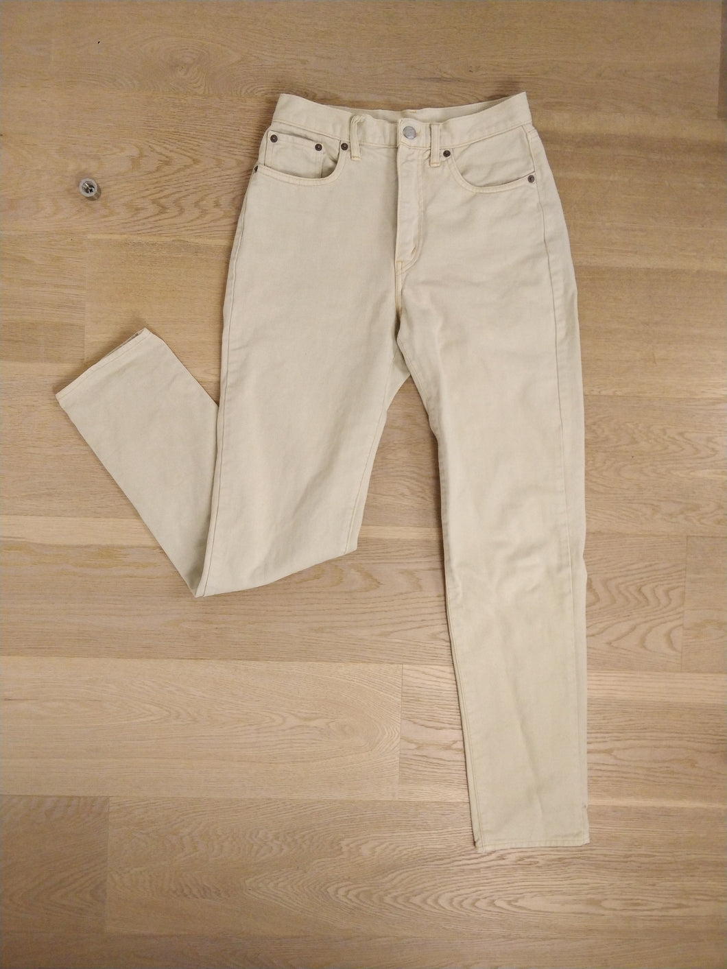 The Beige Replay Jeans | Vintage Replay 401 beige denim jeans pants XS-S W28
