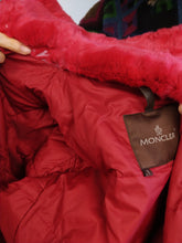 Load image into Gallery viewer, The Red Moncler Down Jacket | Preloved designer Moncler winter parka coat red snow hoodie size 1 XS-S
